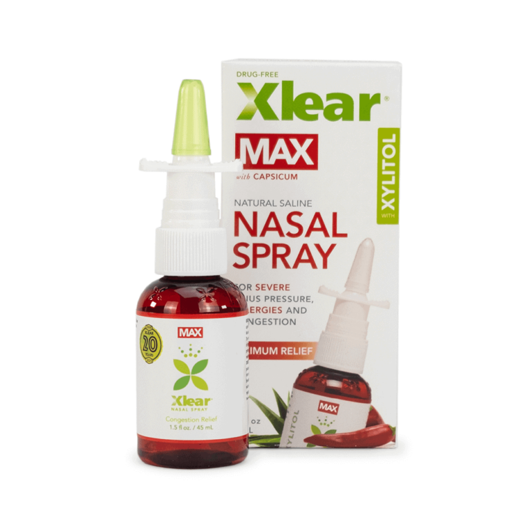 XLEAR MAX Saline Nasal Spray with Capsicum – 1.5 fl. oz.