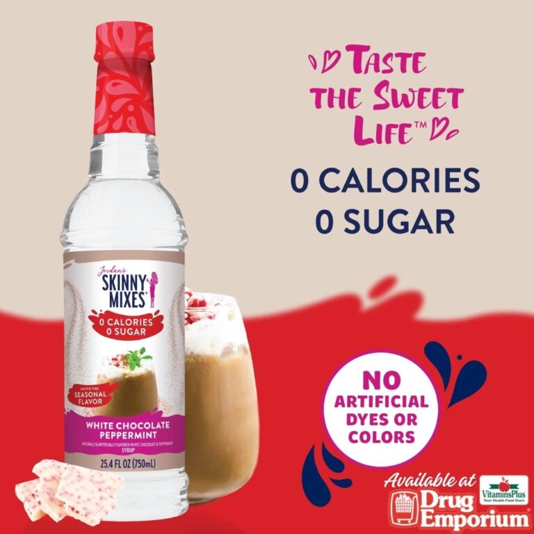 Skinny Syrups White Chocolate Peppermint