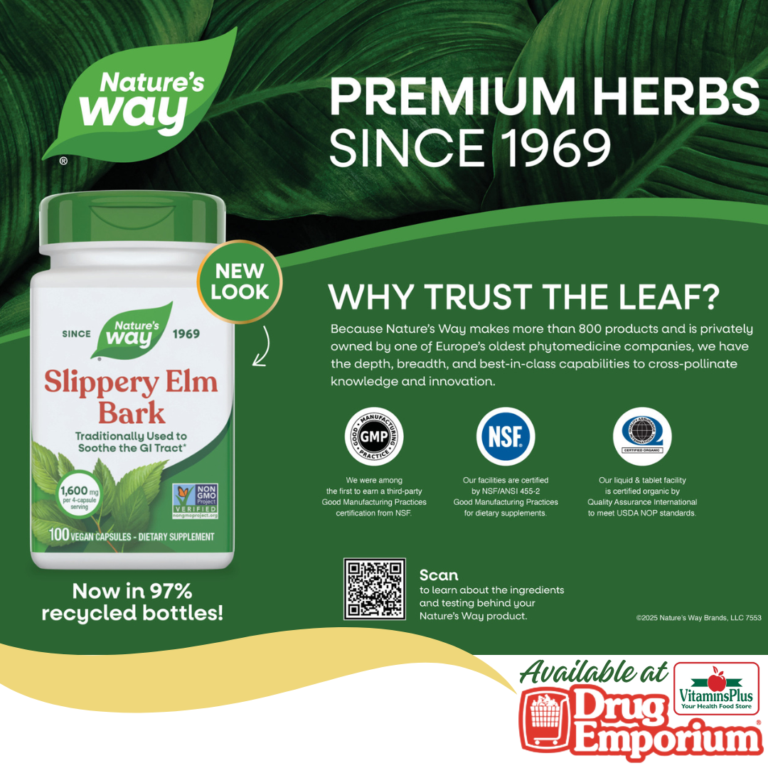 Nature’s Way Slippery Elm Bark
